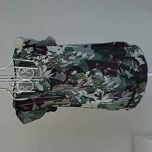 Express sleeveless sheer blouse